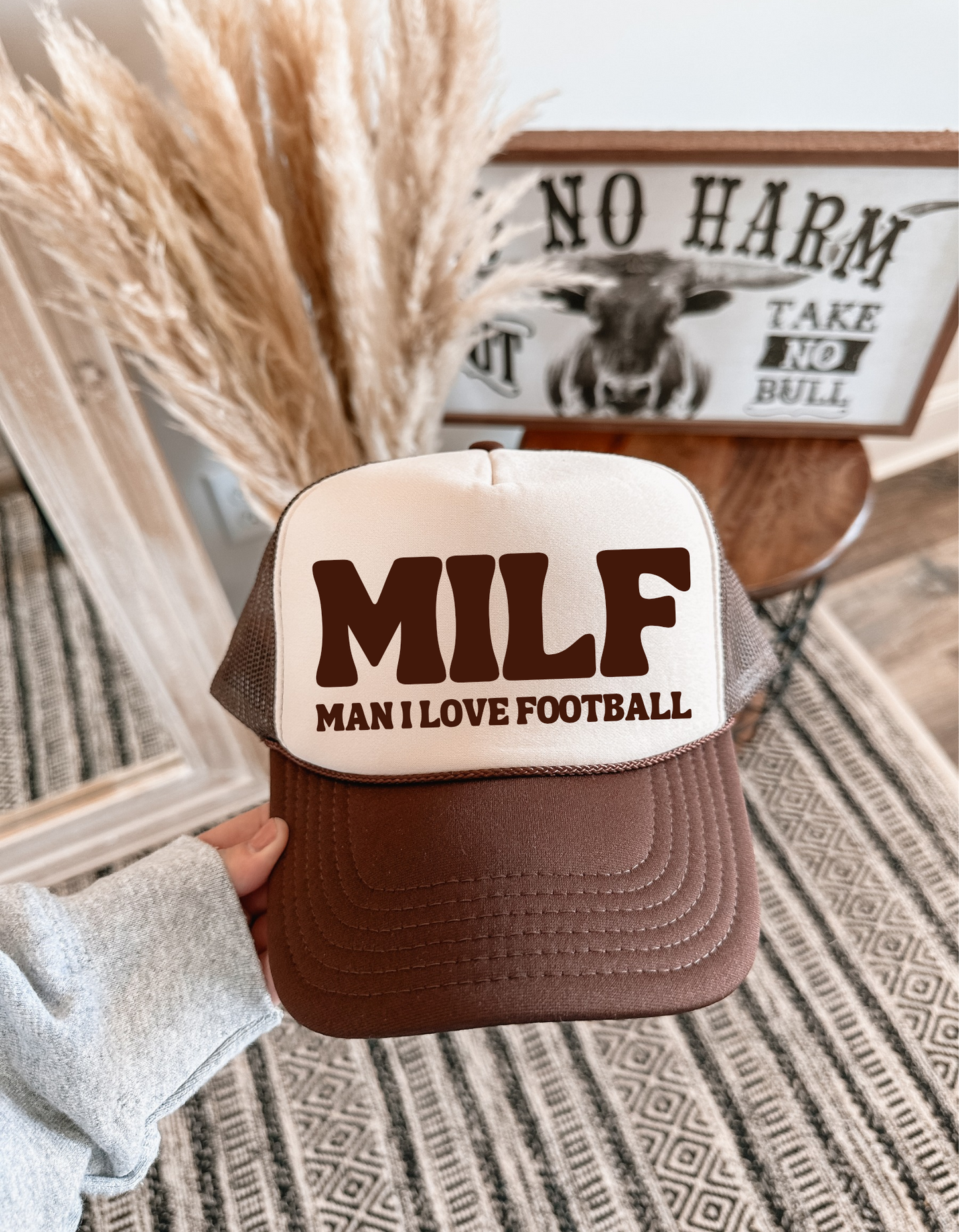 MILF Man I Love Football - Foam Trucker Hat