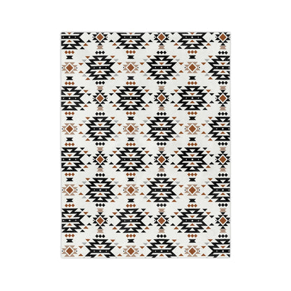 Western Aztec, Microfiber Blanket
