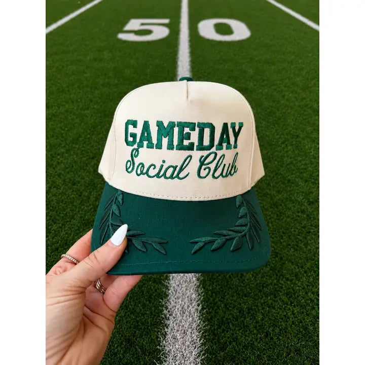 Game Day Social Club Embroidered - Trucker Hat
