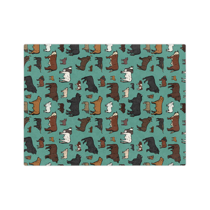 Cattle, Velveteen Microfiber Blanket