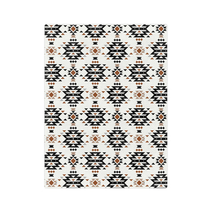 Western Aztec, Microfiber Blanket