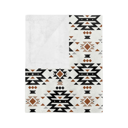Western Aztec, Microfiber Blanket
