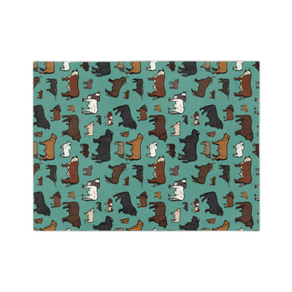 Cattle, Velveteen Microfiber Blanket