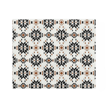 Western Aztec, Microfiber Blanket