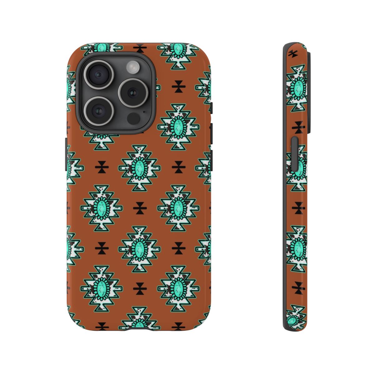 Western Turquoise Tough Phone Cases - Multiple Phone Styles!