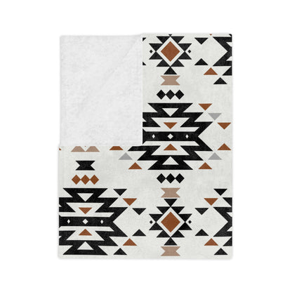 Western Aztec, Microfiber Blanket