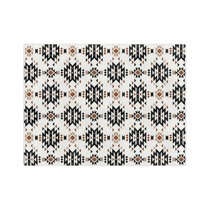 Western Aztec, Microfiber Blanket
