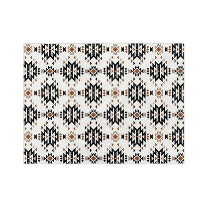 Western Aztec, Microfiber Blanket