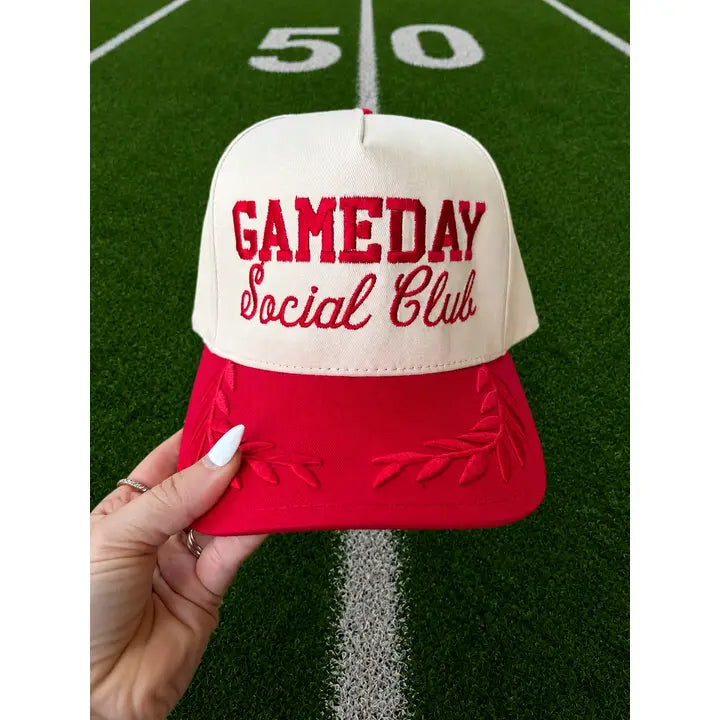 Game Day Social Club Embroidered - Trucker Hat