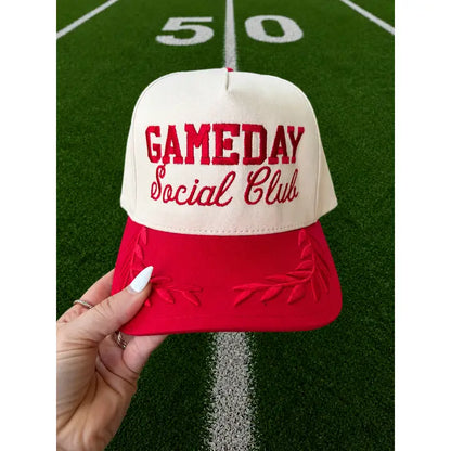 Game Day Social Club Embroidered - Trucker Hat