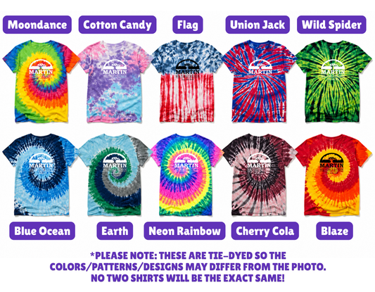 Martin Family Reunion OG Design - Adult Tie Dye Unisex T-Shirt