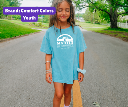 Martin Family Reunion OG Design - Kids Comfort Colors Unisex T-Shirt