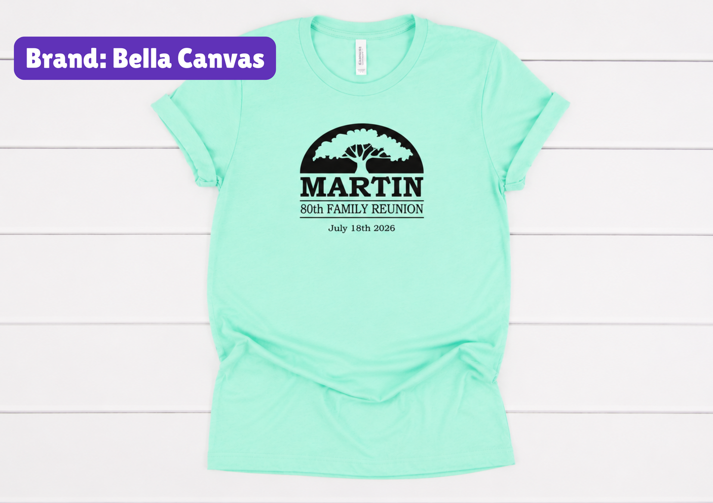 Martin Family Reunion OG Design - Adult Bella Canvas T-Shirt