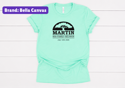 Martin Family Reunion OG Design - Adult Bella Canvas T-Shirt