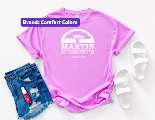 Martin Family Reunion OG Design - Adult Comfort Colors Unisex T-Shirt