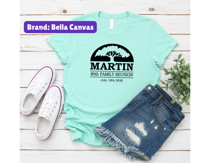 Martin Family Reunion OG Design - Adult Bella Canvas Unisex T-Shirt