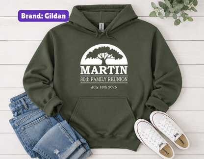 Martin Family Reunion OG Design - Adult Gildan Hoodie