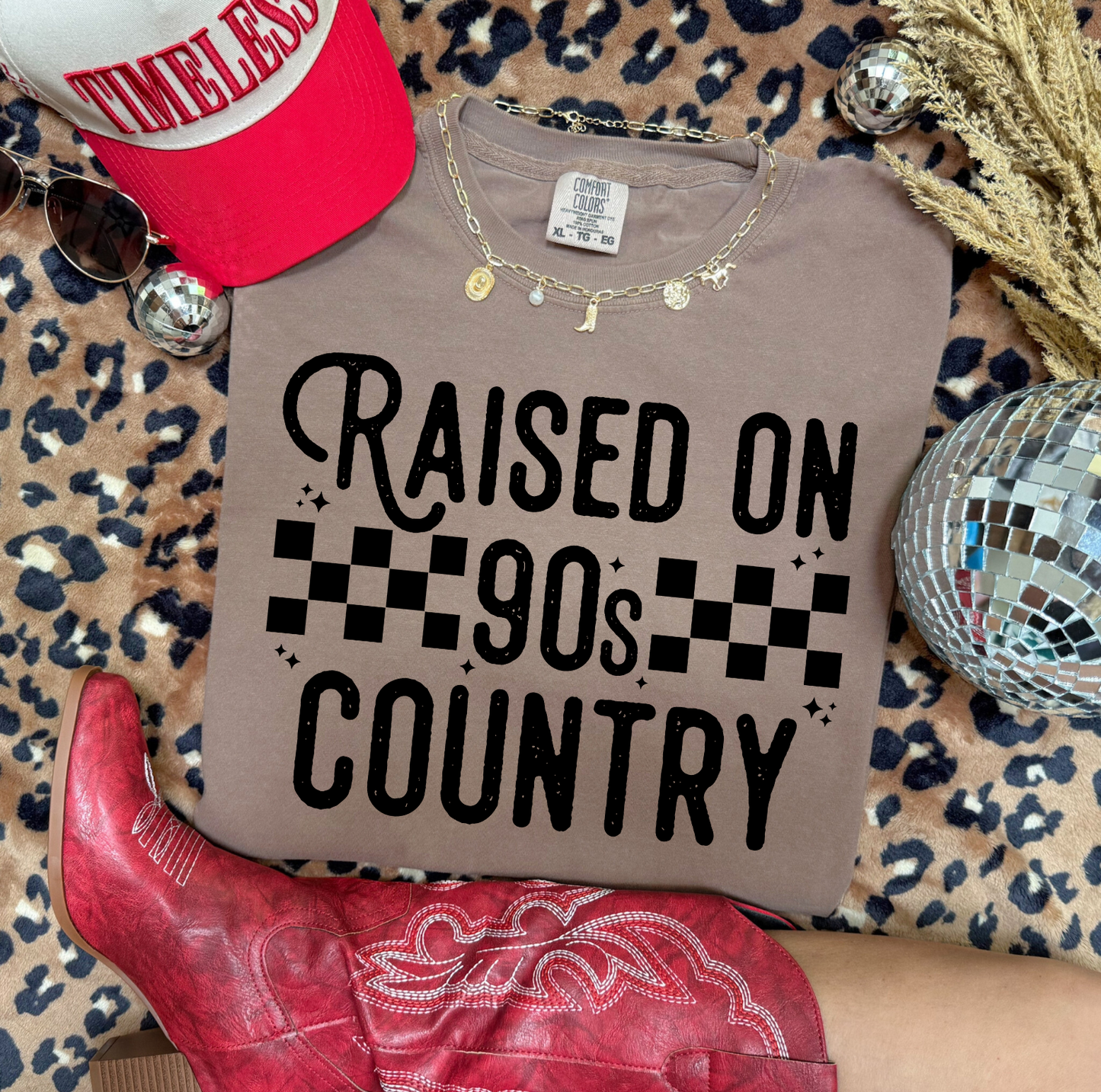Raised on 90s Country -  Comfort Colors Tee
