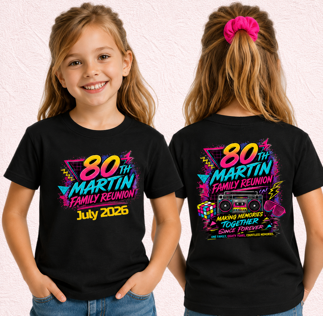 Martin Family Reunion - Kids Bella Canvas Unisex T-Shirt