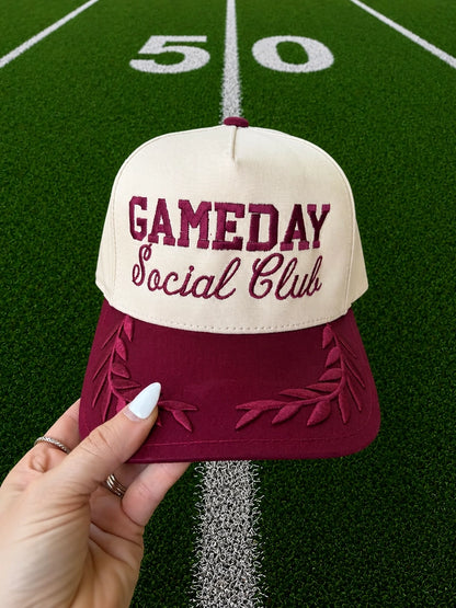 Game Day Social Club Embroidered - Trucker Hat