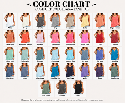 Martin Family Reunion - Adult Comfort Colors Unisex Tank Top