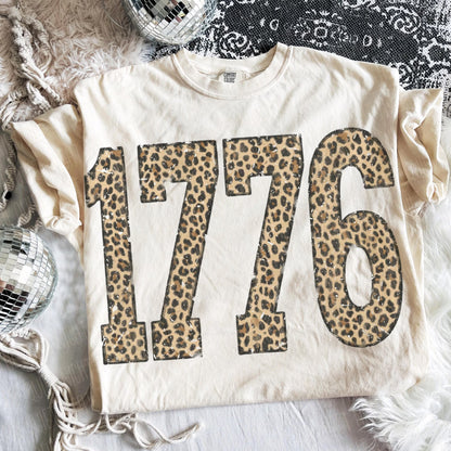 1776 Leopard 4th of July - Comfort Colors Tee