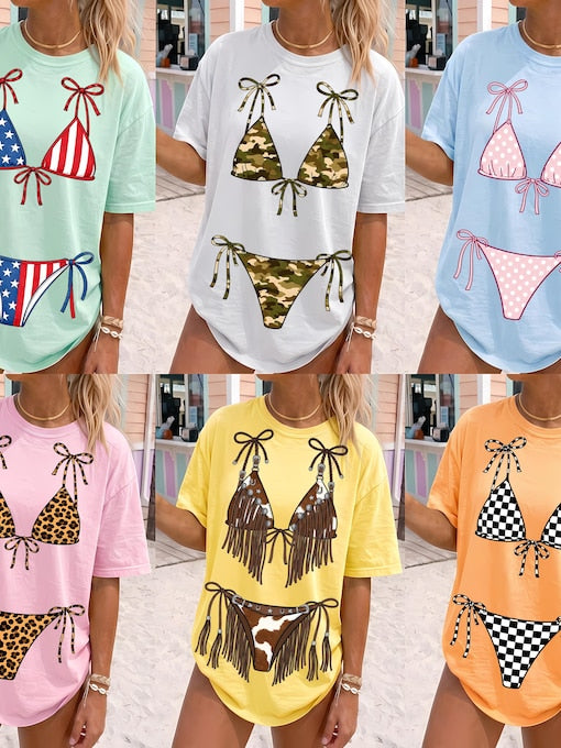 Bikini - MULTIPLE DESIGNS! - Comfort Colors Tee