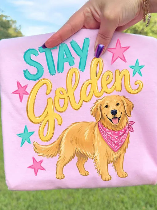 Stay Golden Dog - Comfort Colors Tee