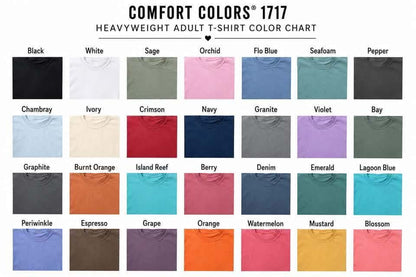 CUSTOM Embossed Comfort Color Tees and Gildan Crewnecks