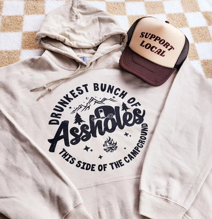 Greatest Bunch of Assholes This Side of the Campground -  Crewneck, Hoodie, or T-Shirt