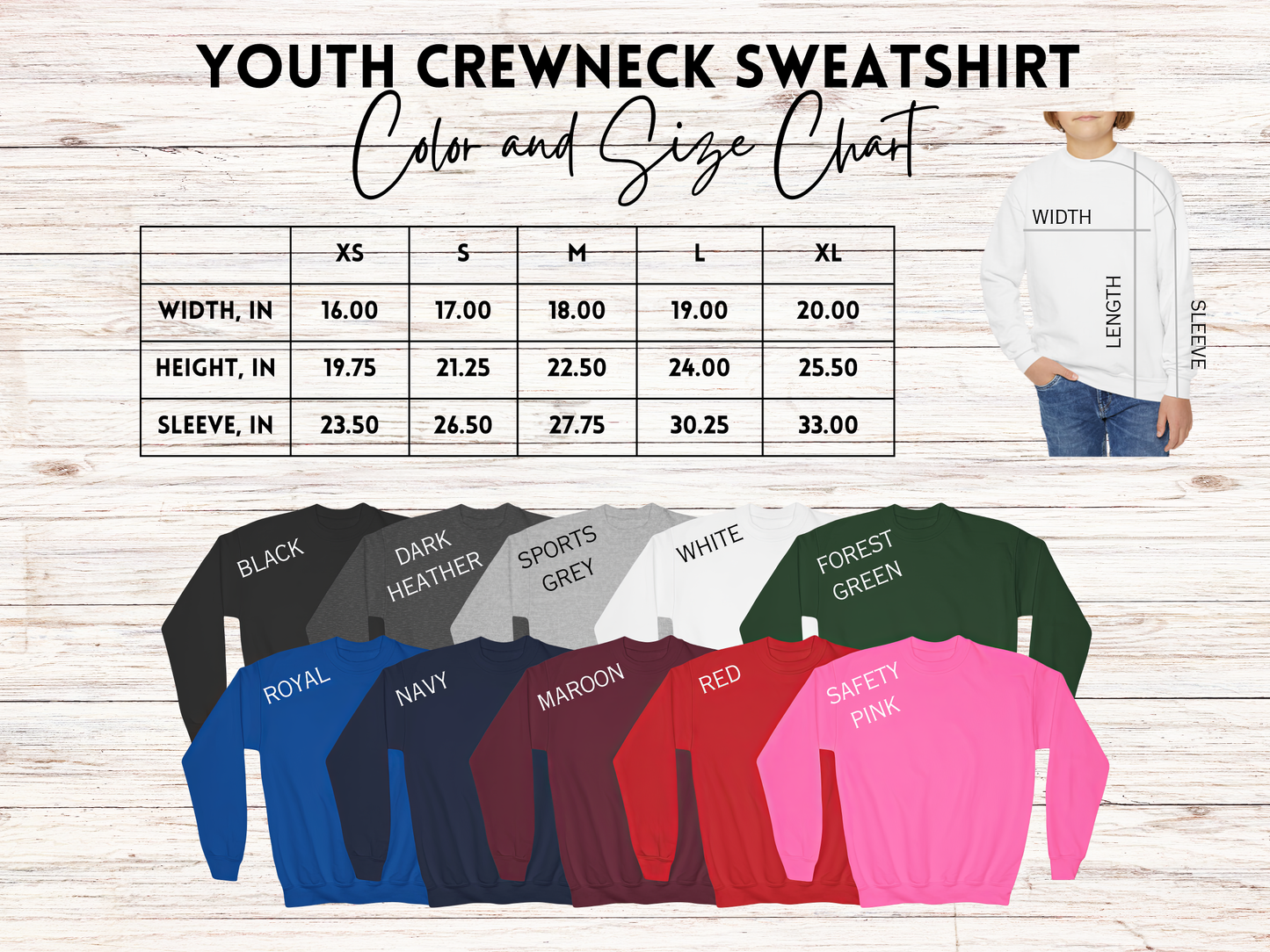 Martin Family Reunion OG Design - Kids Gildan Unisex Crewneck