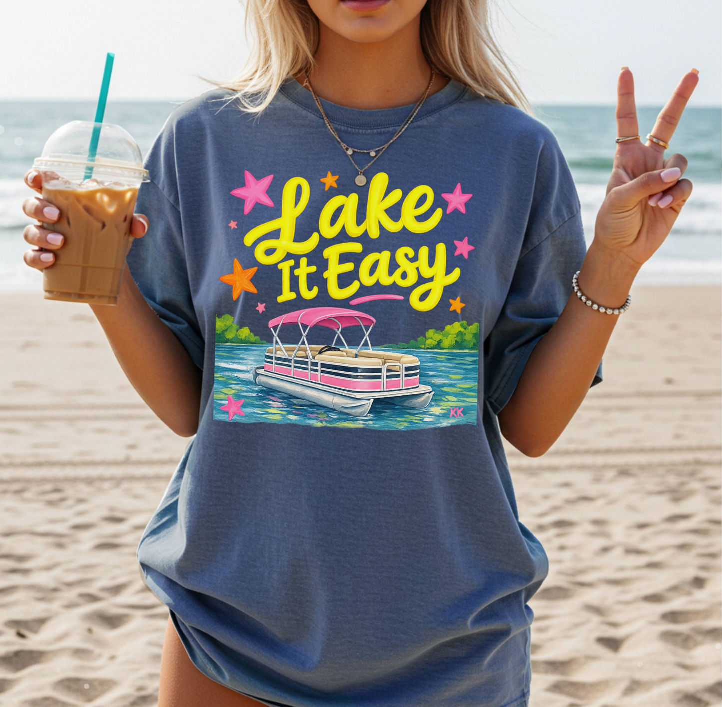 Lake it Easy- Comfort Colors Tee