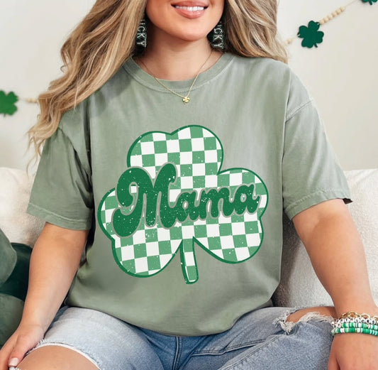Shamrock Mama -  Crewneck, Hoodie, or T-Shirt