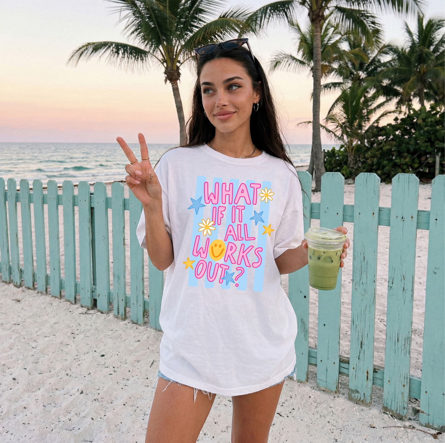What if it All Works Out - Comfort Colors Tee