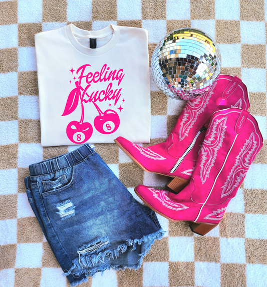 Feeling Lucky -  Crewneck, Hoodie, or T-Shirt