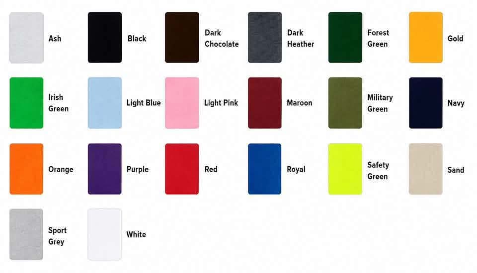 CUSTOM Embossed Comfort Color Tees and Gildan Crewnecks