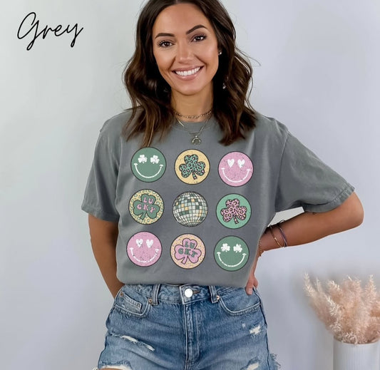 Shamrock Smiles -  Crewneck, Hoodie, or T-Shirt
