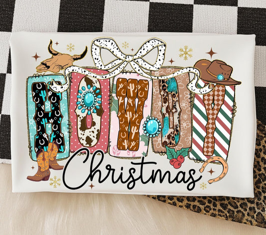 Howdy Christmas Boxes -  Crewneck, Hoodie, or T-Shirt
